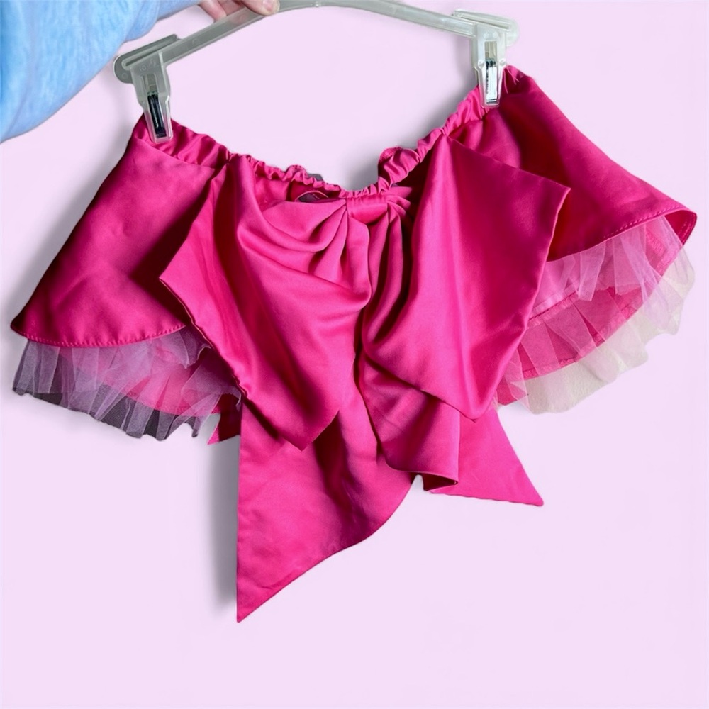 Victoria’s Secret Sexy Little Things Vintage Santa Baby Big Bow Lingerie Skirt